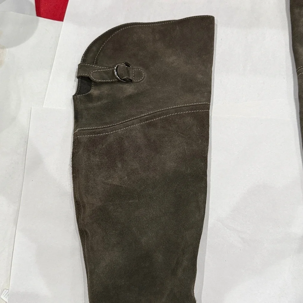 Sundance Over-the-Knee Suede Boots - Dark Brown